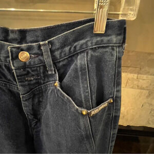 Roughrider womens size 9-10 blue jeans, vintage western wear